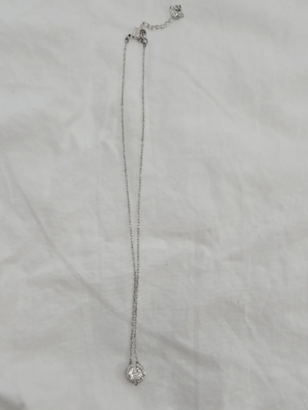 Swarovski Elegant Silver Necklace - Picture 2 of 4